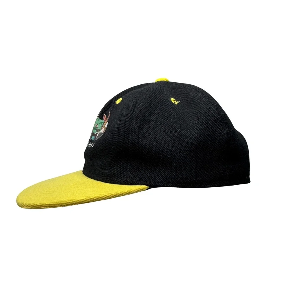 Starters Pokemon Hat Pikachu Eevee Snapback Black‎ Yellow Adjustable Cap